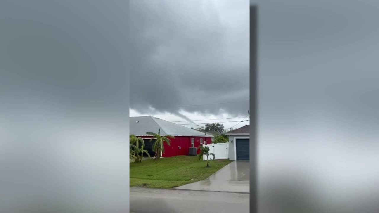Funnel cloud spotted in Port St. Lucie