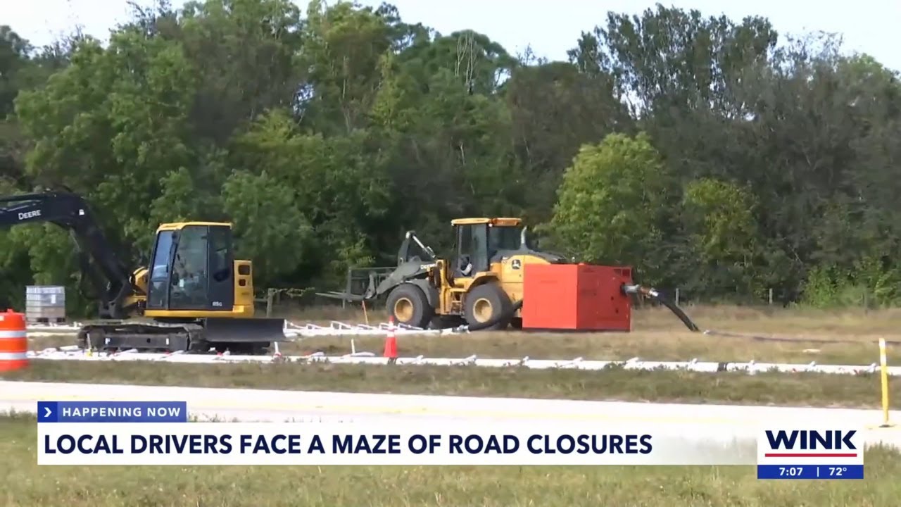 Cape Coral drivers frustrated with road closures and traffic