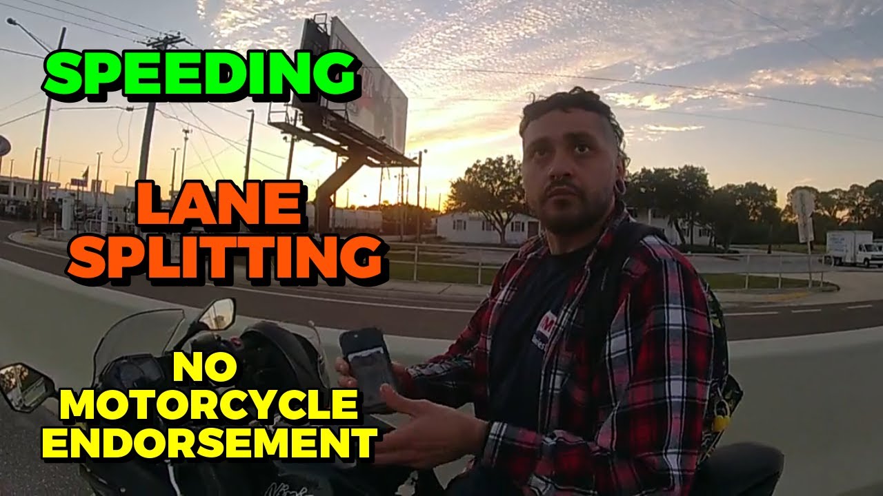 Busted for Racing Motorcycle on the Highway – Clearwater, Florida – November 1, 2023