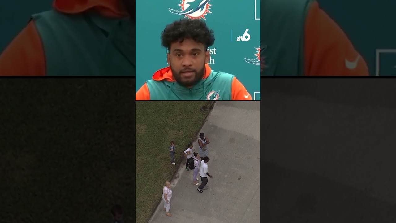 Tua Tagovailoa speaks after Miami Dolphins star Tyreek Hill's house catches fire in South Florida