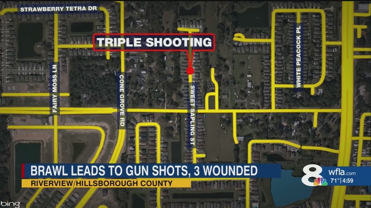 Triple shooting in Riverview neighborhood