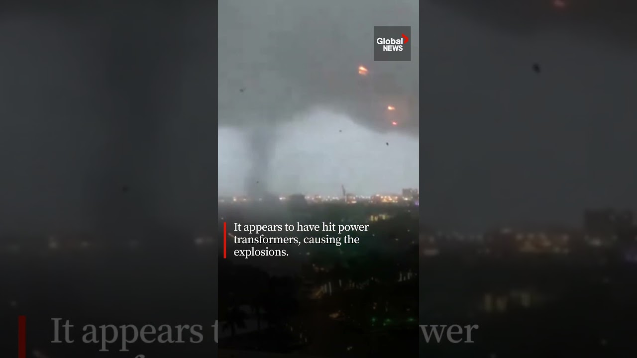 Tornado rips through Fort Lauderdale, causing electrical explosions