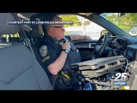 Port St. Lucie Police Department officer receives emotional send-off to retirement