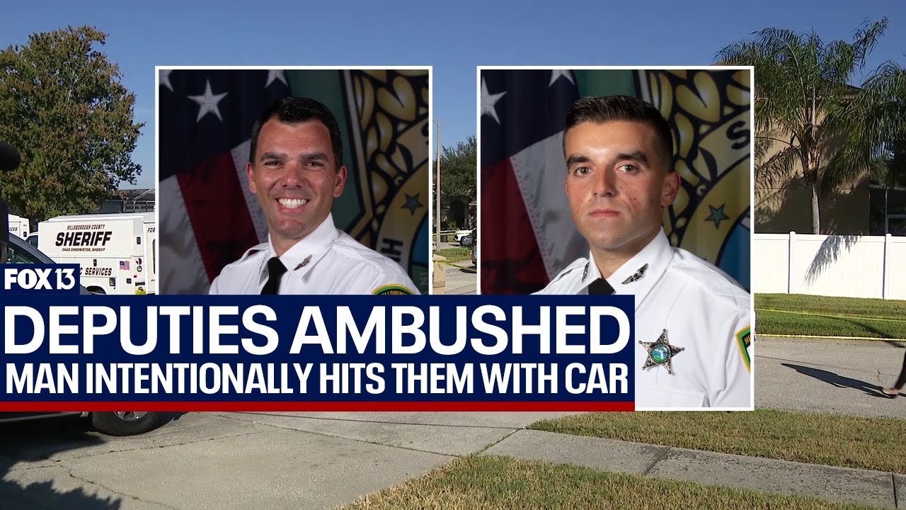 Florida deputies 'intentionally' hit by driver