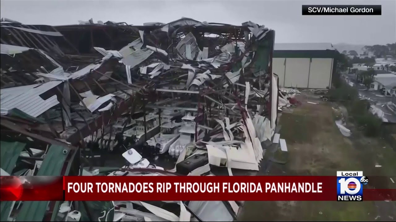 4 tornadoes rip through Florida Panhandle