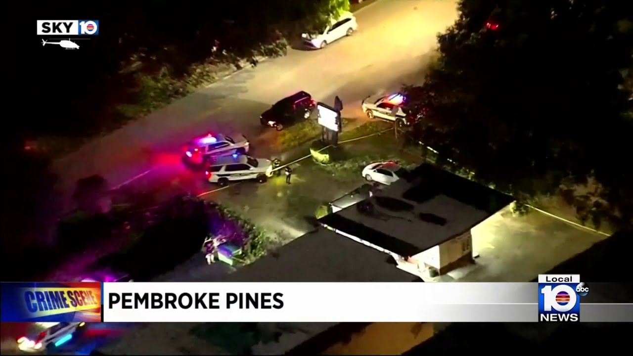 Teen in custody after shooting, attempted robbery in Pembroke Pines