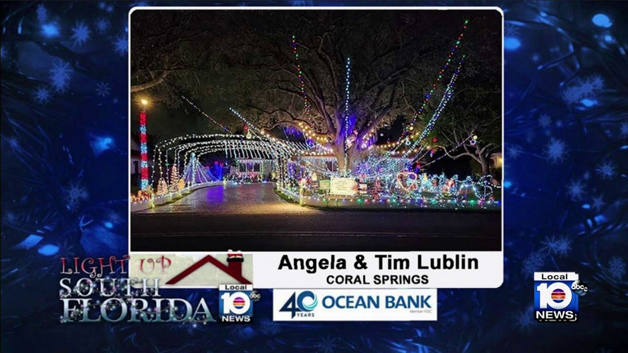 Lublin family home in Coral Springs highlighted on Local 10's Light Up South Florida