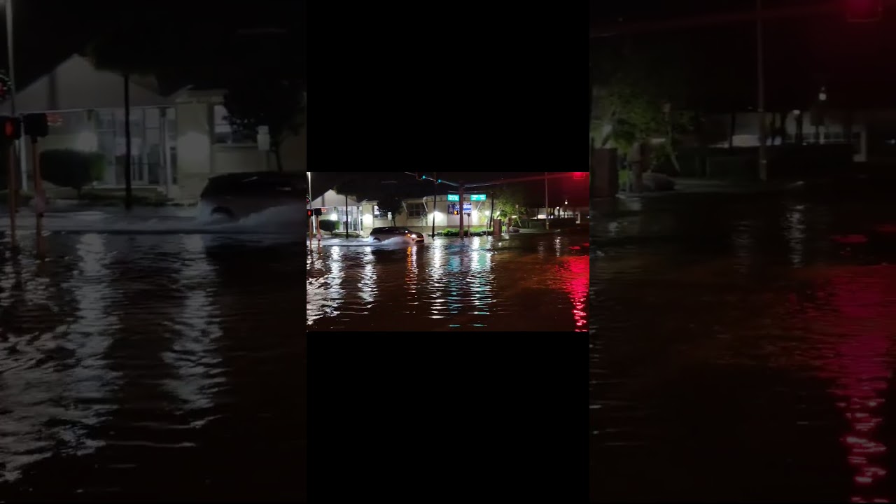 Major flooding currently in St. Petersburg FL