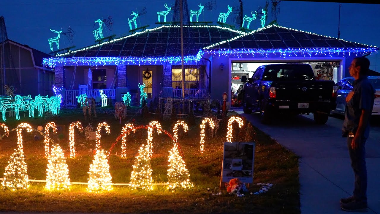 Cape Coral home attracts over a million views with dazzling light show