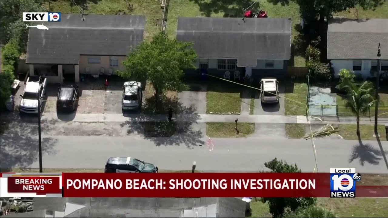 Deputies investigate shooting in Pompano Beach