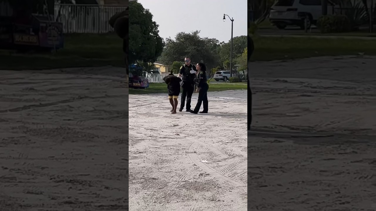 Broward County Sheriff deputies foot pursuit in Pompano Beach Florida
