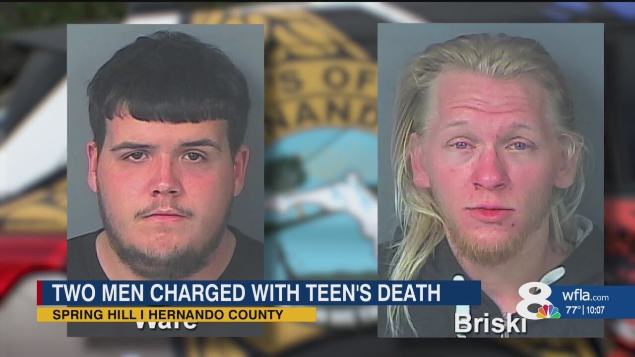Spring Hill men who put unconscious teen in bathtub charged in her death, deputies say