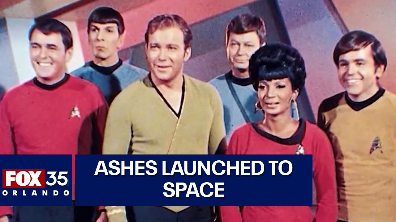 Ashes of deceased Star Trek stars are being launched into space
