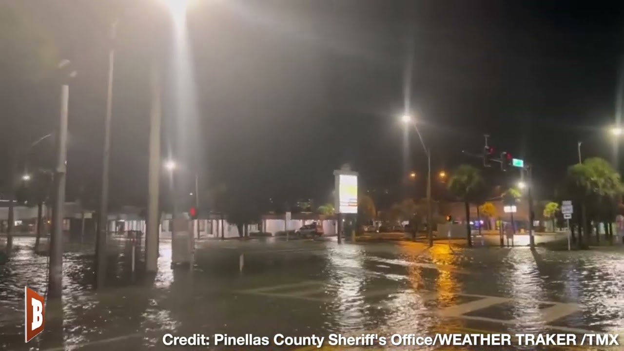 St. Petersburg, Florida, Experiences 3 to 4 feet of Flooding on Streets from Idalia