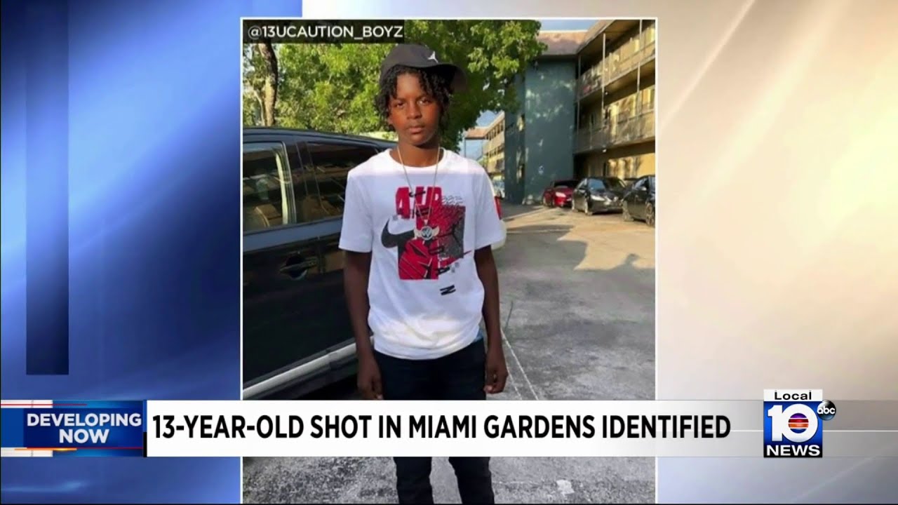 13-year-old shot in Miami Gardens identified