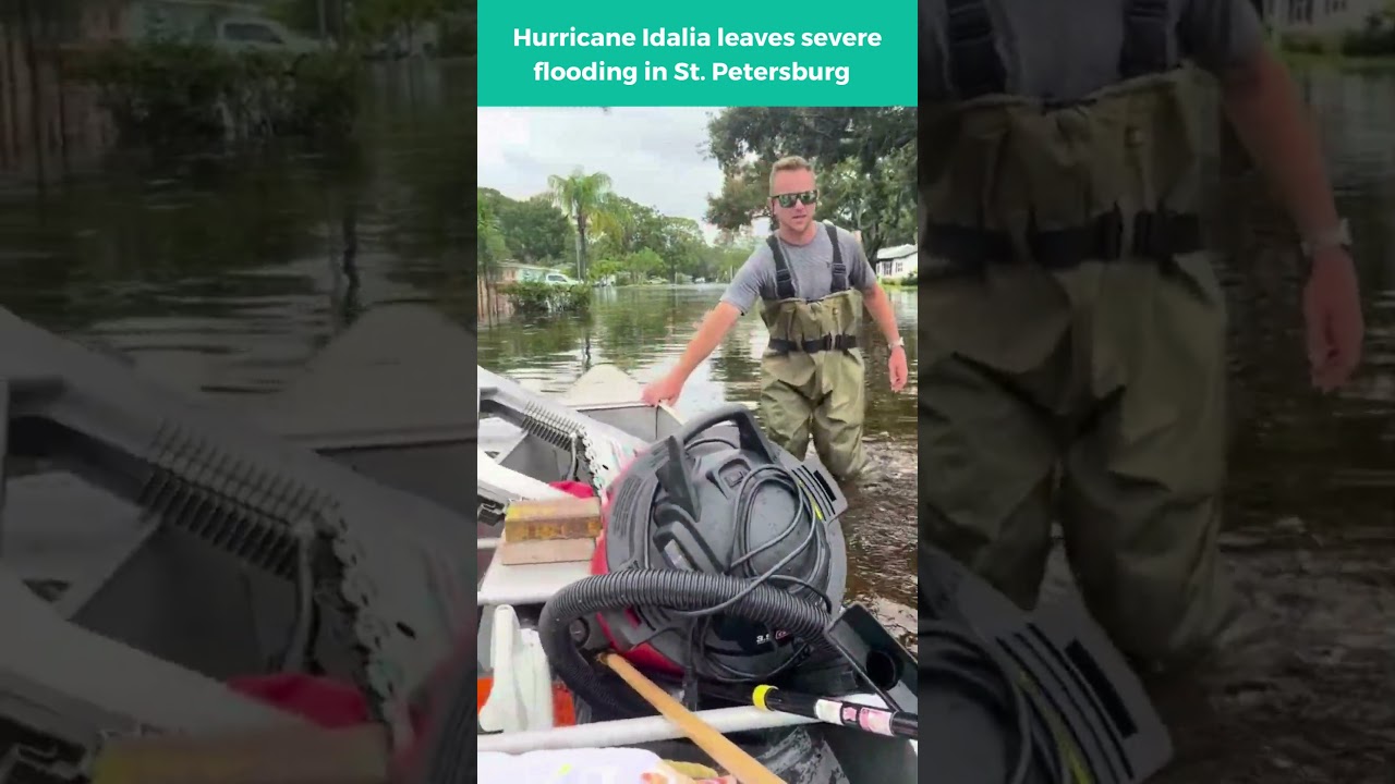 Hurricane Idalia causes extreme flooding in St. Petersburg, Florida
