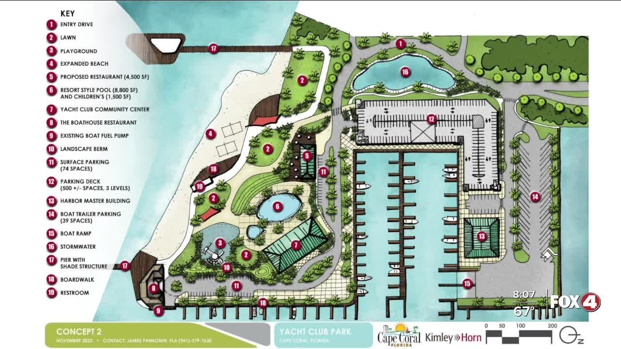 CAPE CORAL | Committee of the Whole discusses new design plans for Yacht Club