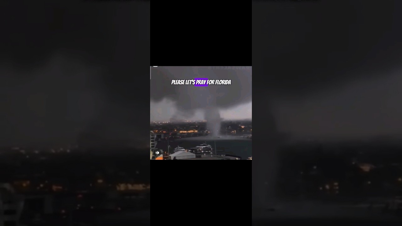 Tornado In Fort Lauderdale  40 Km North Of Miami Florida …. #tornado #florida #news