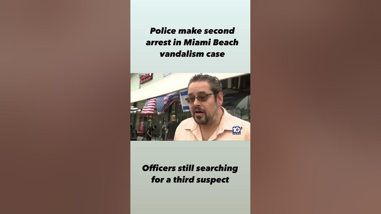 Second arrest made in Miami Beach bagel shop vandalism #miamibeach #crime #miamidade