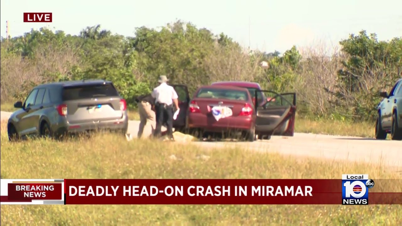 Driver killed following wrong way head-on crash in Miramar, police say
