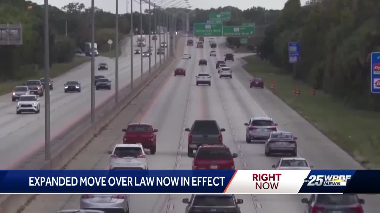New Move Over Law takes effect across Florida