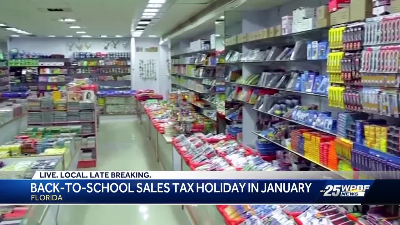 Florida will have additional 'back-to-school' tax holiday for the first time this spring
