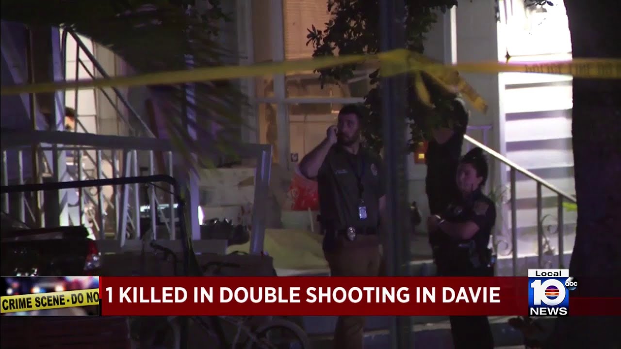 1 killed in double shooting in Davie