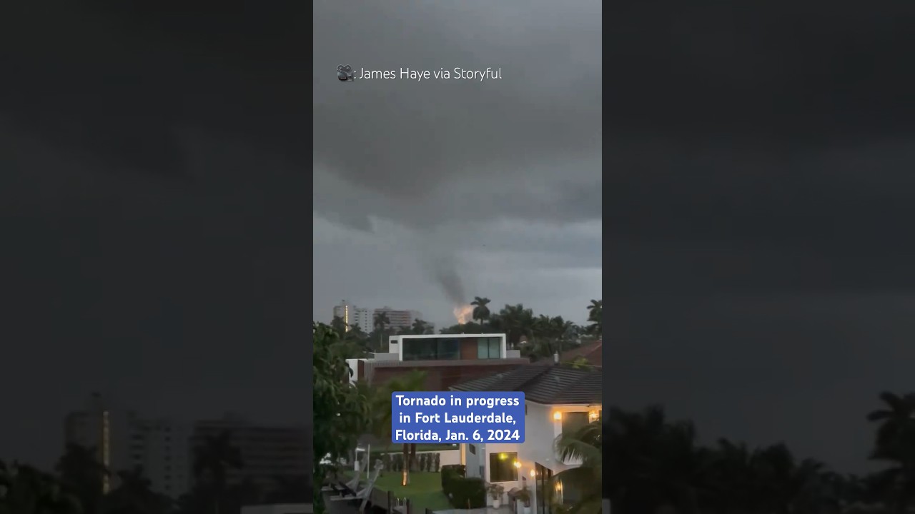 Tornado causes explosion in Fort Lauderdale, Florida