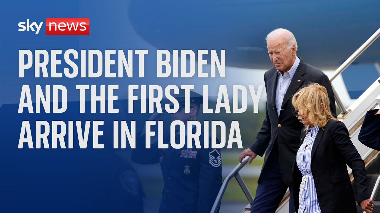 President Biden and the First Lady arrive in Gainesville, Florida