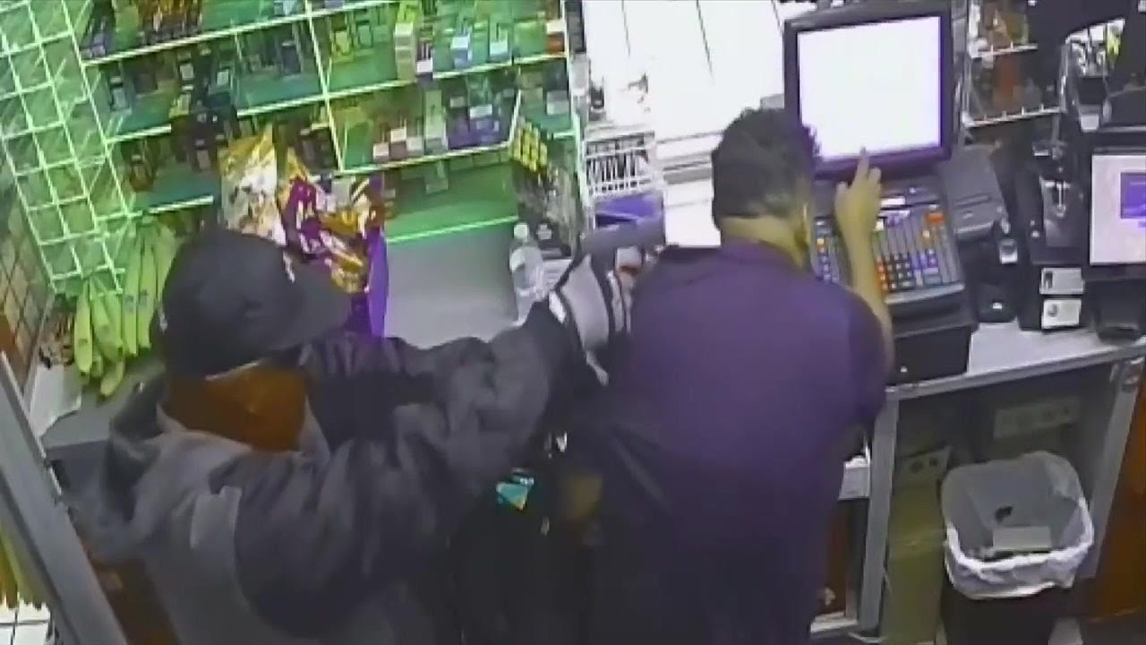 Armed robbery at Coral Springs gas station captured in surveillance footage