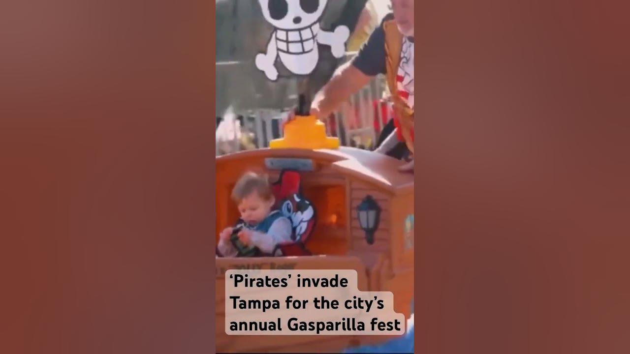 Tampa celebrated the annual Gasparilla Pirate Fest, which includes a parade for children.