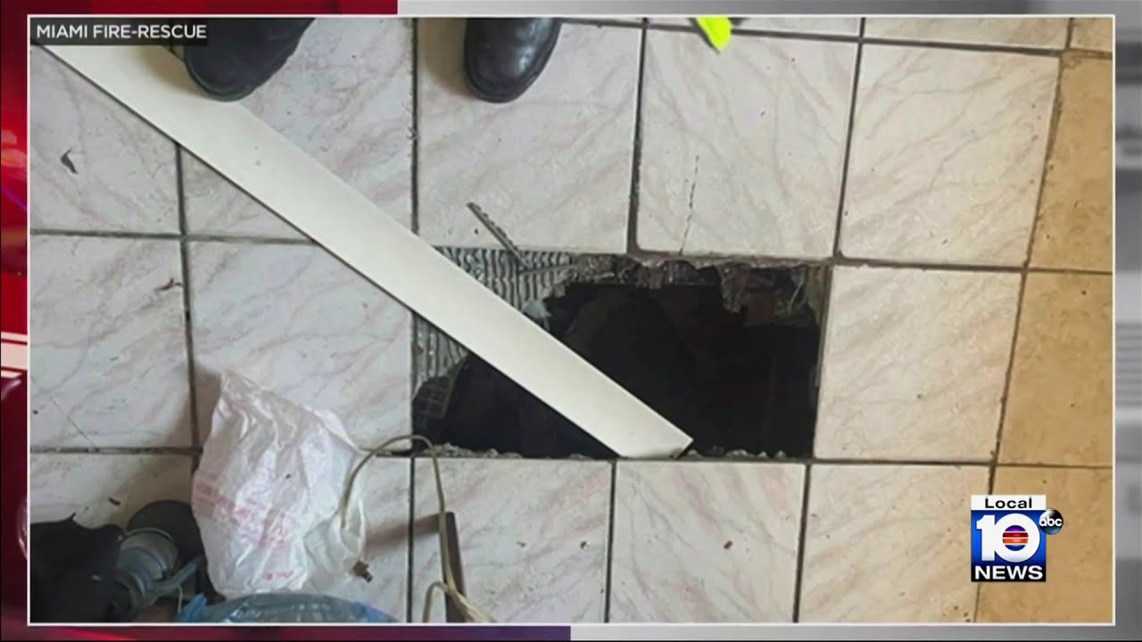 Miami Fire Rescue saves elderly woman after she fell through hole in her duplex