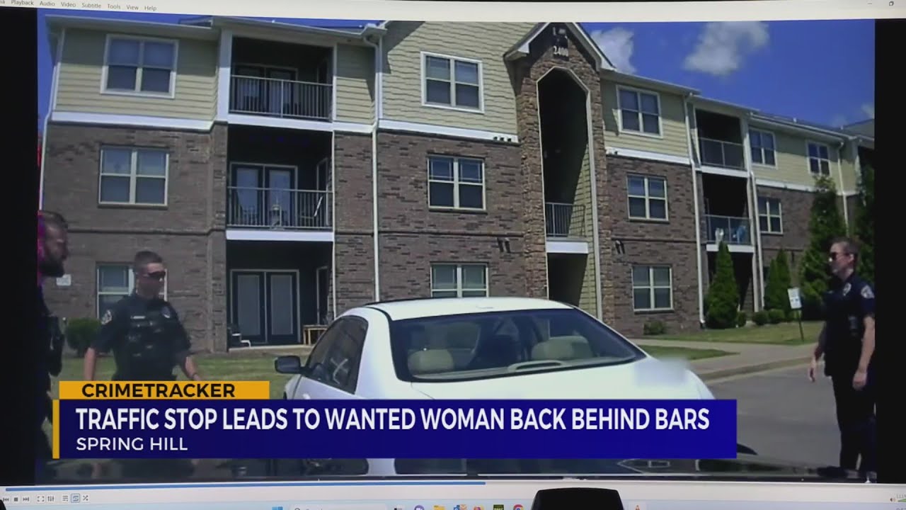 Spring Hill traffic stop leads to wanted woman back behind bars