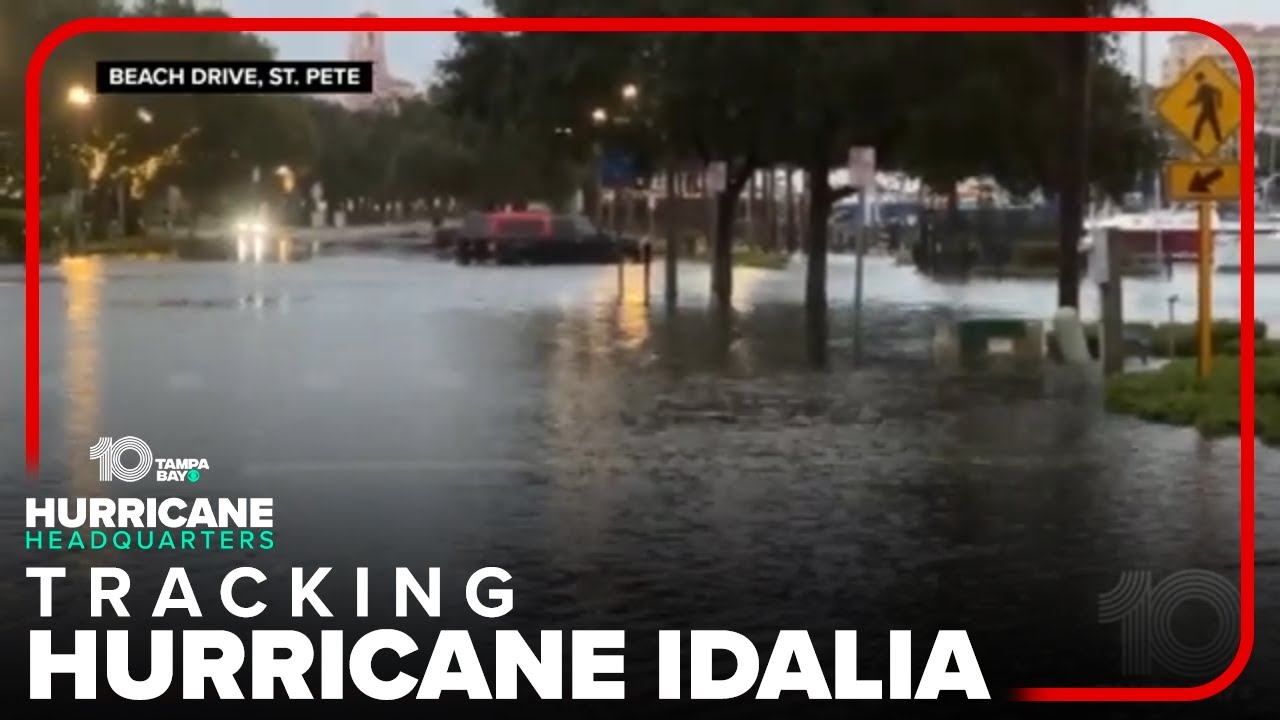 Hurricane Dalia puts downtown St. Pete's Beach Drive underwater