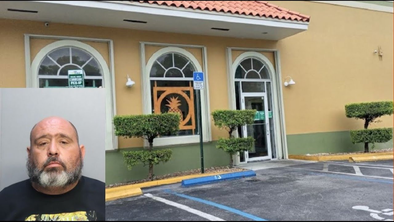 Man snaps handcuffs following arrest outside Pollo Tropical in Miami Springs, police say