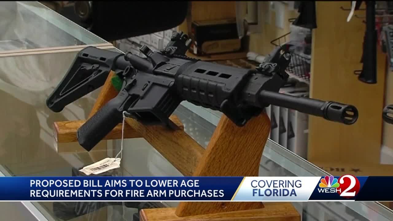 New Florida bill would lower age requirements for gun purchases