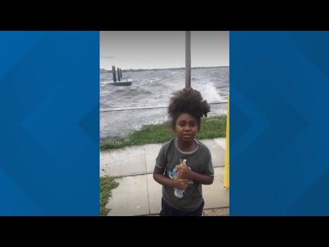 Florida girl reports live from Lake St. Charles in Riverview, Fla.
