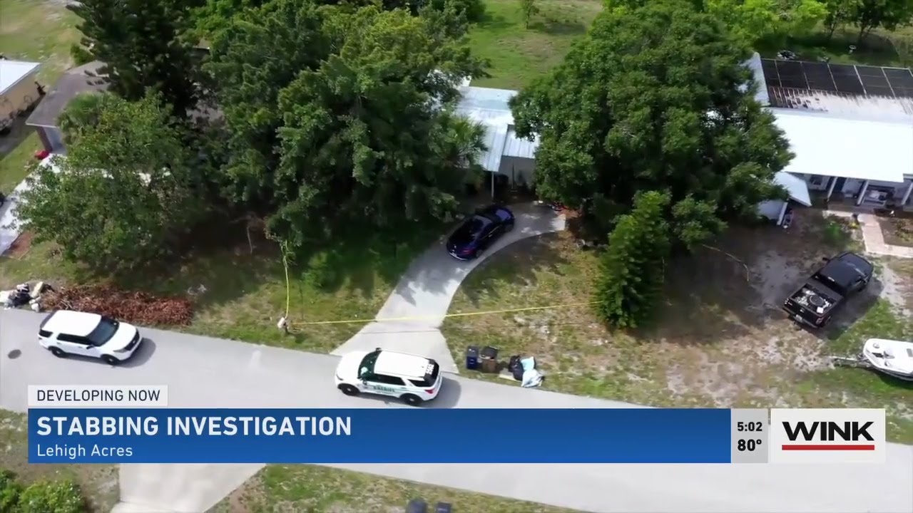 Deputies investigate stabbing near scene of Lehigh Acres crash