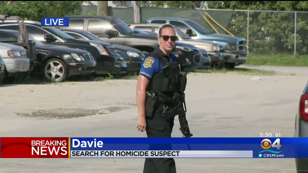 Search Continues For Davie Murder Suspect