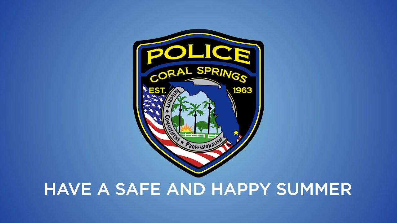 Summer Send Off and Safety Message from Coral Springs SROs