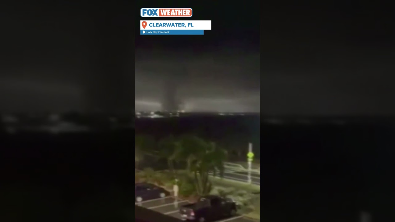 Powerful Tornado Moves Through Clearwater, FL