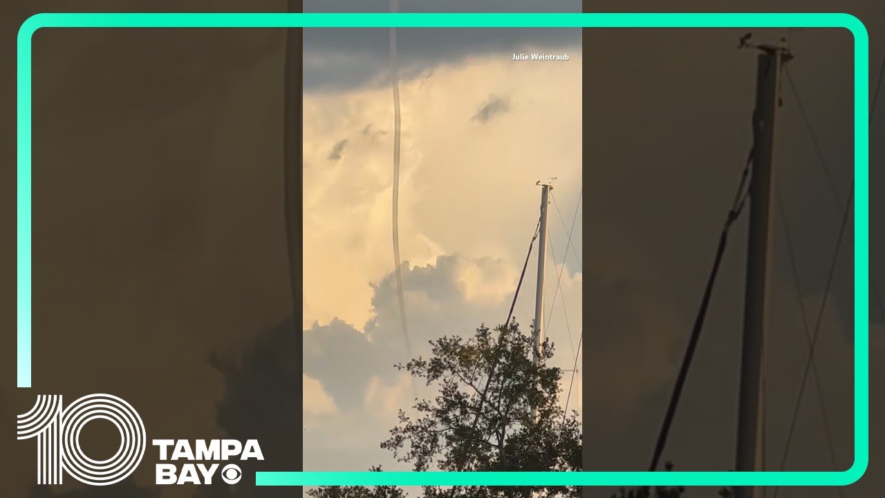 Possible #waterspout spotted near downtown St. Pete, #Florida #shorts