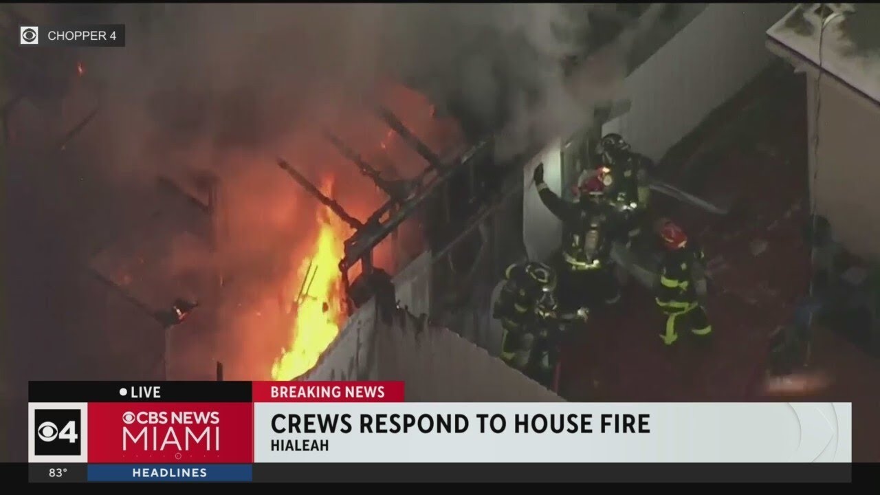 Fire crews respond to structure fire in Hialeah