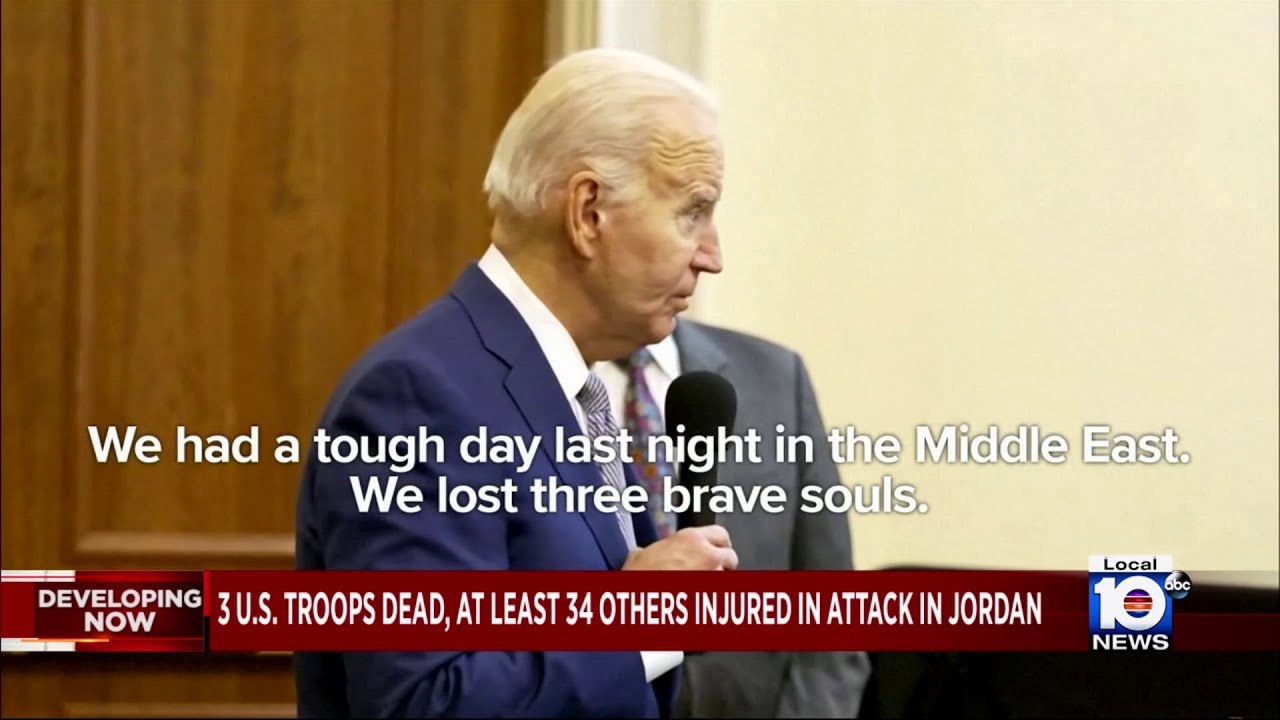 Biden vows to punish Iranian-backed militants after 3 U.S. troops killed