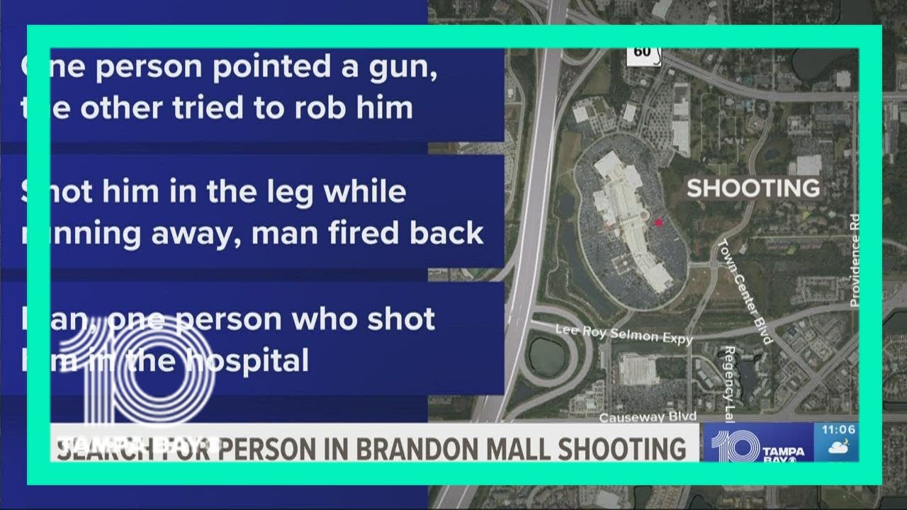 Sheriff: Robbery attempt ends in shooting outside of Brandon mall