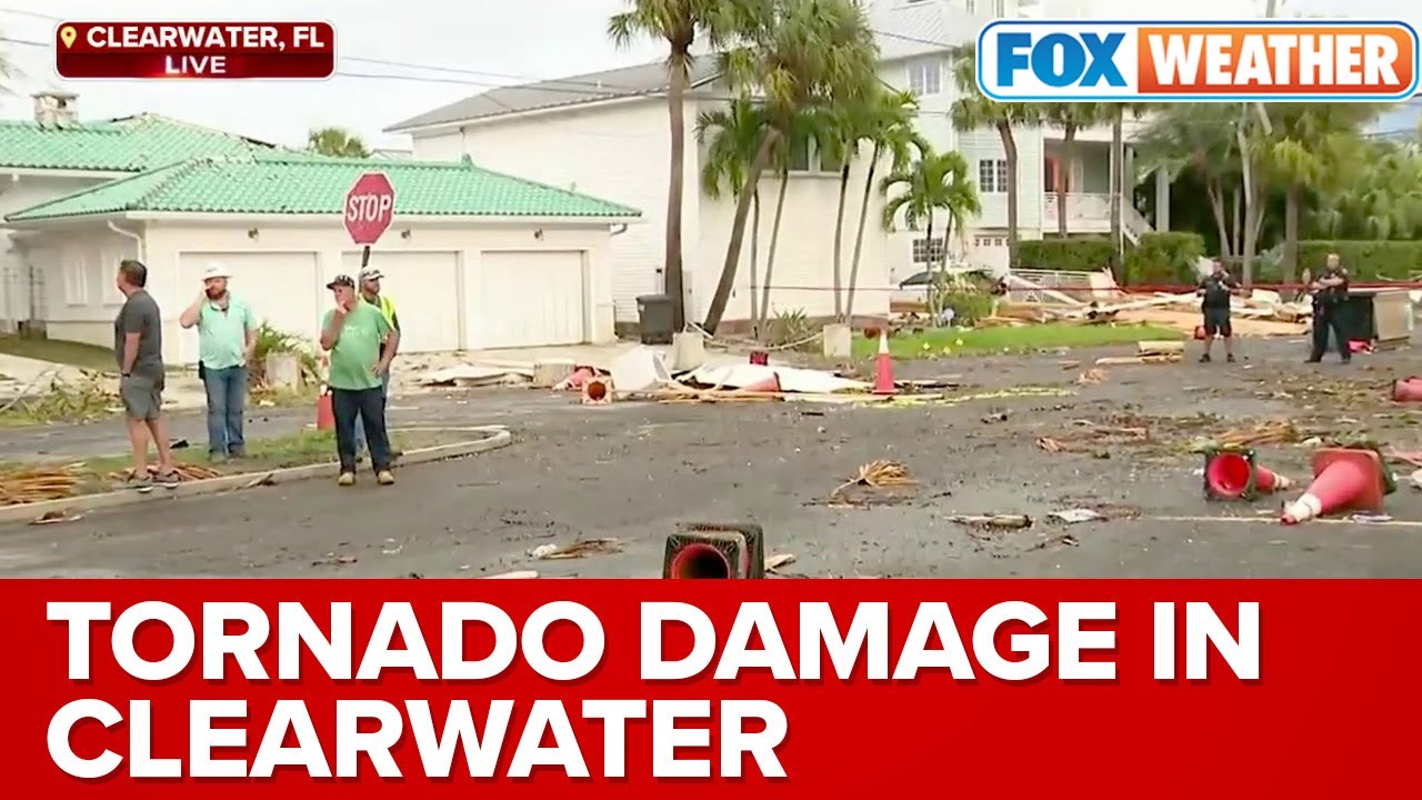 'Debris Field In This Area Is Pretty Extensive': Tornado Slams Clearwater, FL