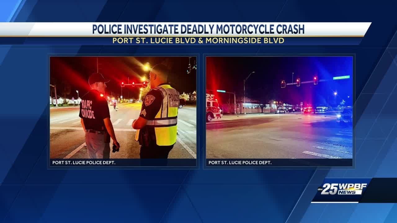 Motorcyclist dead after car collision in Port St. Lucie