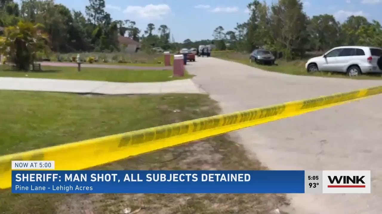 Man shot in the arm on Pine Lane in Lehigh Acres