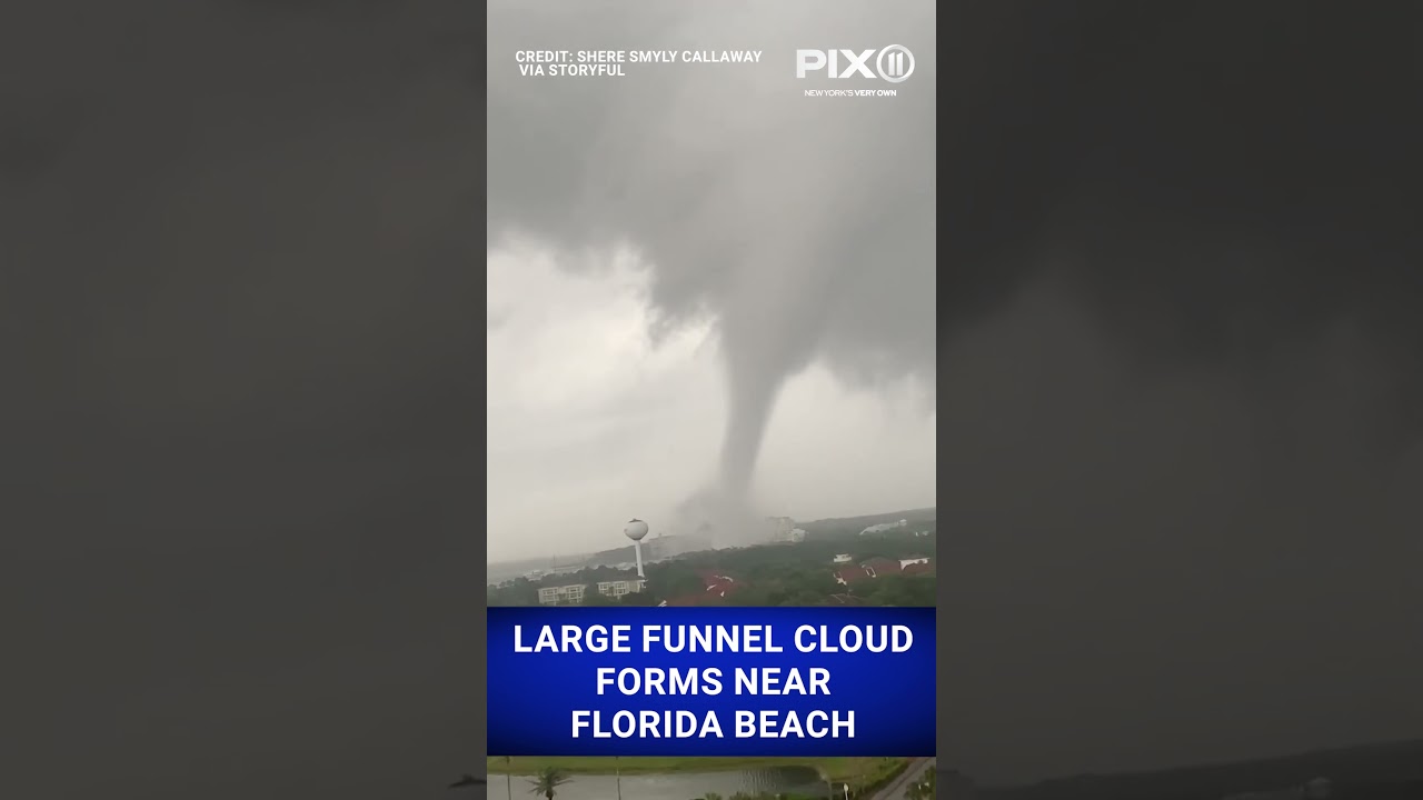 Funnel Cloud reported in Miramar Beach, Florida #shorts