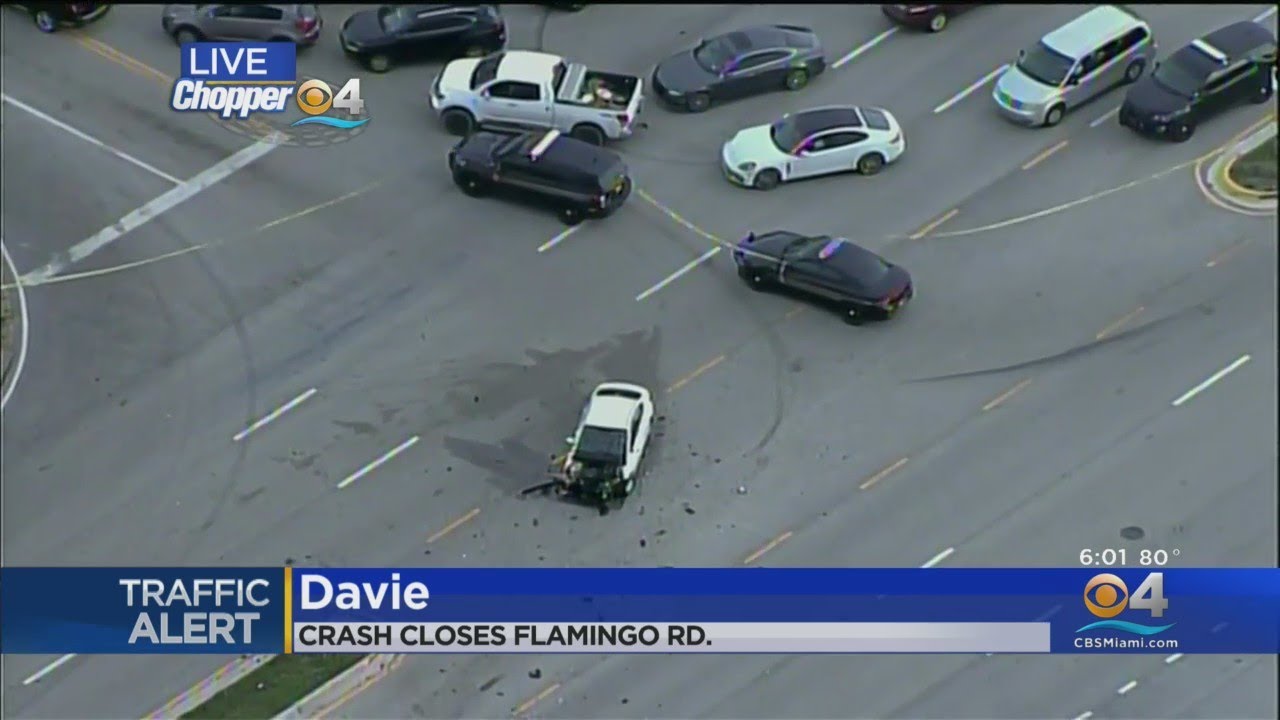 Crash In Davie Closes Flamingo Road